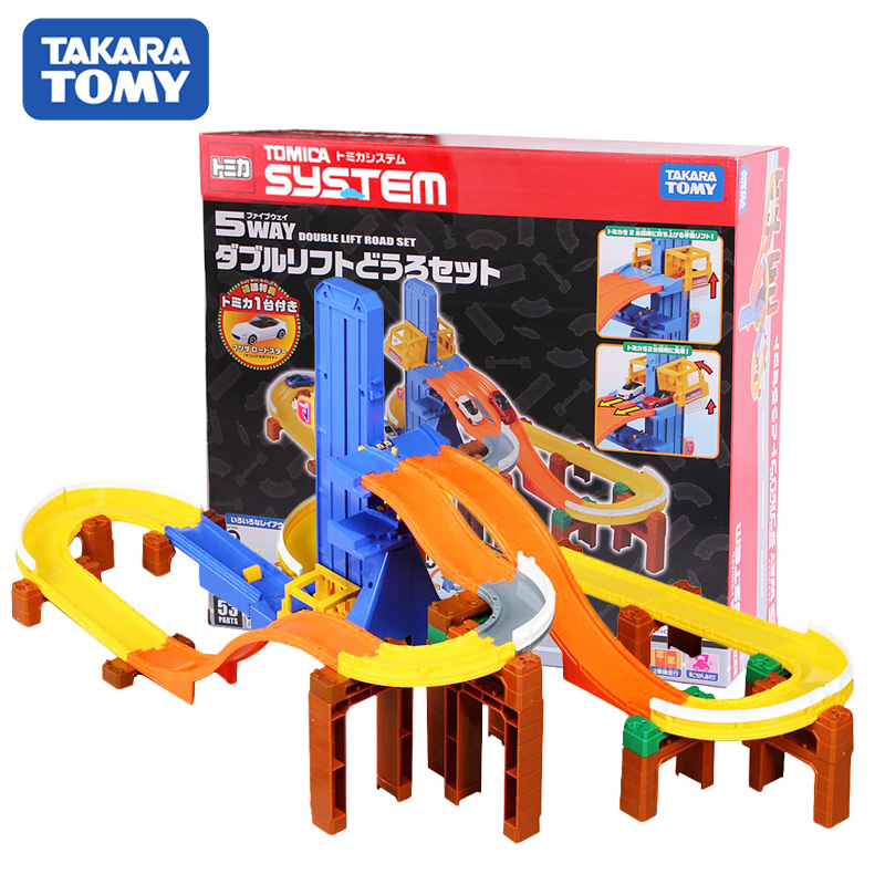 GENUINE TOMY DOMECA WONDER JUMPING TURN SWING MOUNTAIN ROAD LIFTING HIGH SPEED MULTIPLE SETS OF COMBINABLE 820109 BOX LOSS