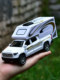 Simulated alloy car toy model Return car 3 door car children's toy car model travel luxury RV