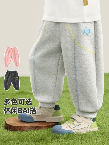 咔咔熊猫婴儿秋季裤子男童休闲长裤儿童春秋卫裤女宝小童秋装衣服 — 3