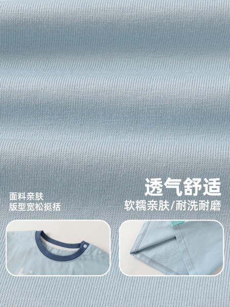 咔咔熊猫婴儿衣服男童卡通短袖T恤夏款女童宝宝半袖夏装儿童上衣 — 4