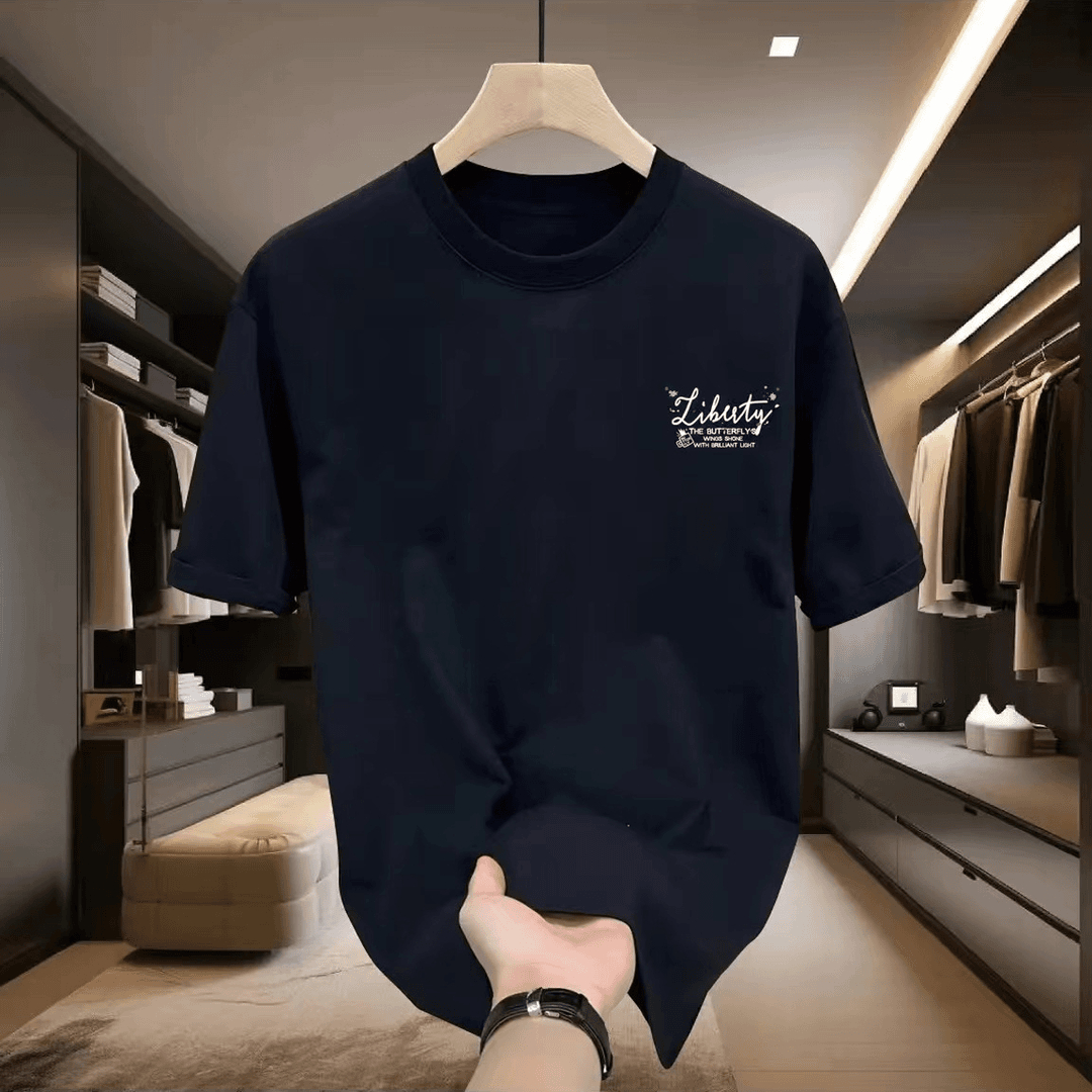 OVERSEAS ORDER TAIL GOODS CUT LABEL WITHDRAWAL FOREIGN TRADE HONG KONG STYLE TREND NEW COTTON SHORT-SLEEVED T-SHIRT MENS AND WOMENS VERSATILE TOPS