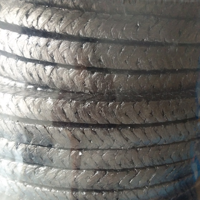 Graphite sealed packing high temperature resistant high pressure flexible graphite packing valve packing ring high pressure pure graphite packing