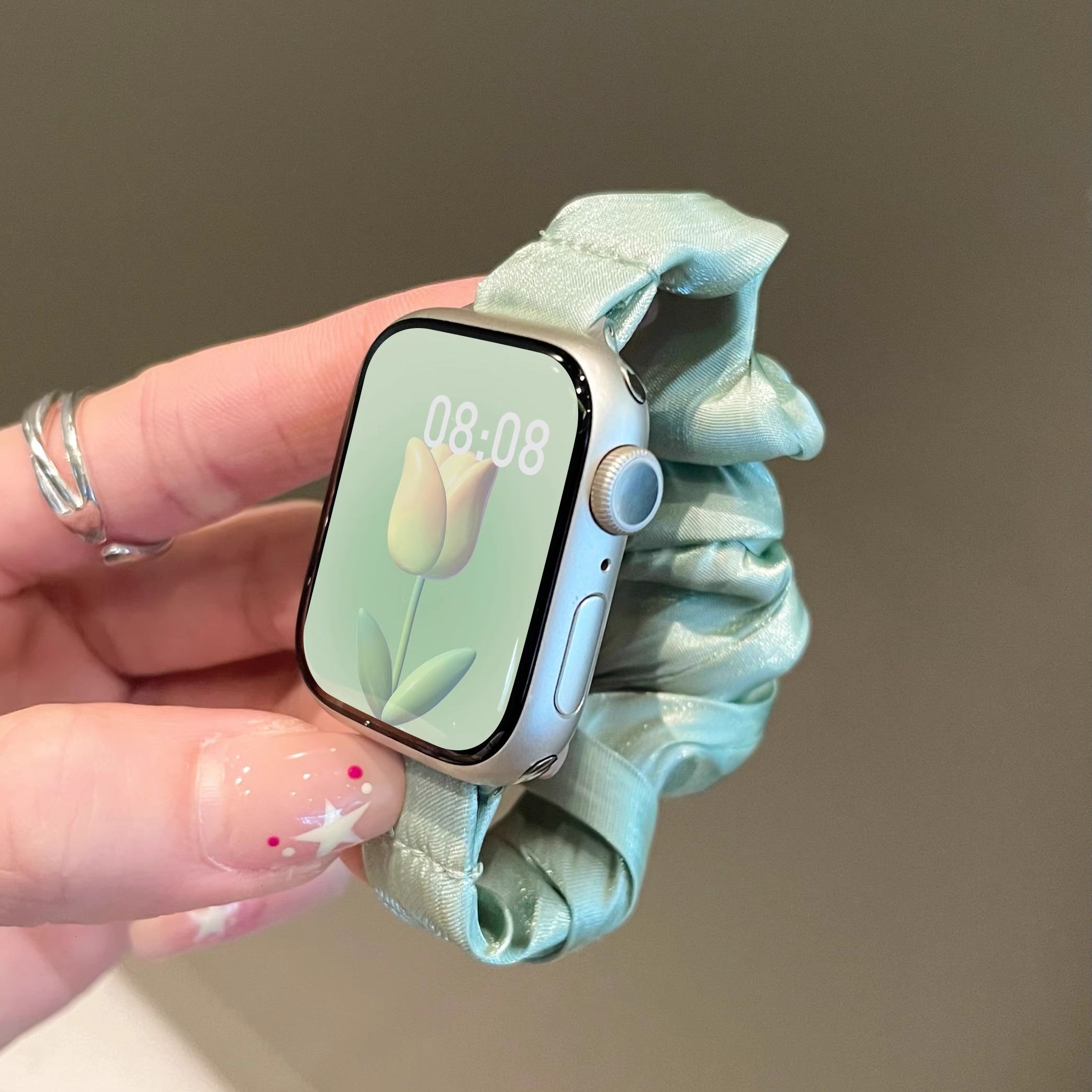 THE FRENCH SMALL FRESH HAIR TIE IS SUITABLE FOR APPLE WATCH APPLEWATCH BAND S10987654SE UNIVERSAL ULTRA
