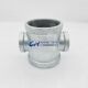 Galvanized variable diameter four-way DN25*20 pipe water-dividing cross diameter joint four-way inward wire connection Ma steel pipe fittings