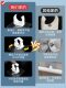 Punch-free water pipe snap fixing clamp PPR pipeline gas pipeline gas pipe clamp U-type pipe clamp nail-free wall