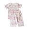 FOREIGN TRADE DAY SINGLE FABRIC CHILDRENS CLOTHING BOYS AND GIRLS SUMMER THIN COTTON HOLLOW MESH SHORT-SLEEVED PAJAMAS LOUNGEWEAR