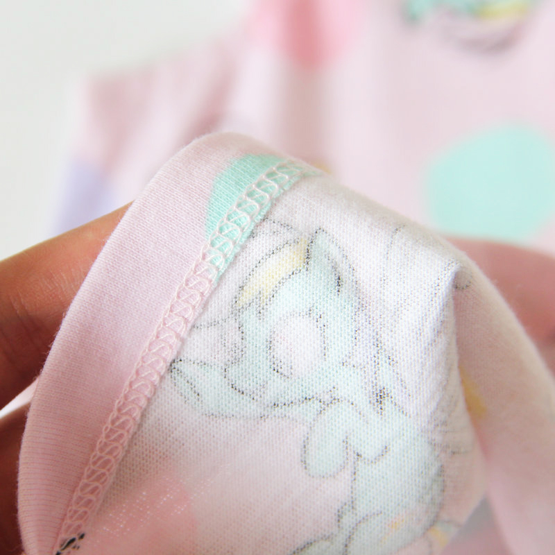 AUSTRALIAN FOREIGN TRADE SINGLE CHILDRENS CLOTHING GIRLS SUMMER PONY PINK PRINT CARTOON COTTON VEST SHORTS PAJAMAS LOUNGEWEAR