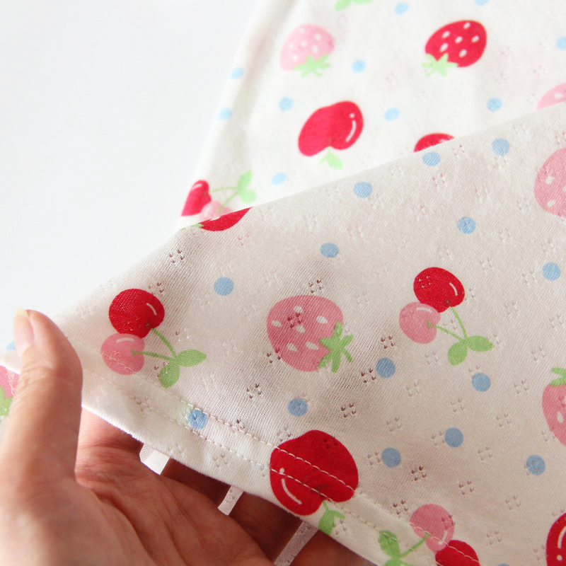 OLD CUSTOMERS REPURCHASE SOFT AND BREATHABLE BOYS AND GIRLS SUMMER MESH HOLLOW THIN SHORT-SLEEVED PAJAMAS COTTON LOUNGEWEAR