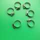 Stainless steel throat clamp Thickened American style fastening pipe clamp water pipe fixing clip throat clamp