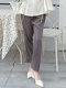Stretch copper-ammonia women's pants 2025 summer new elastic waist cropped pants Harem pants drooping versatile trousers women's