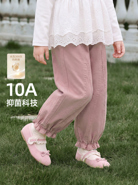 jellybaby女童裤子夏薄款2026新款休闲长裤小儿童宽松宝宝防蚊裤 — 2