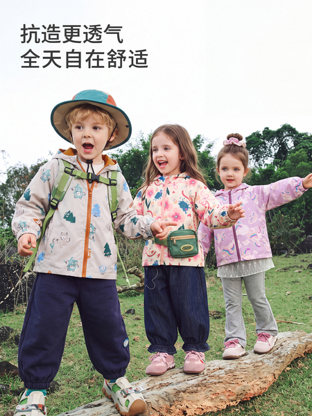 [所有女生的衣橱直播间]jellybaby儿童冲锋软壳衣女童三合一外套 — 3