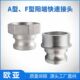 Type A-type F-type male end variable diameter inner wire aluminum alloy quick joint external wire thread connection oil pipe hose oil discharge port