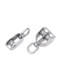 304 stainless steel pulley wire rope U-shaped lifting pulley single and double wheel lifting pulley hook labor-saving tool