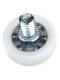Drawer wheel pulley office desk movable cabinet iron cabinet file cabinet track wheel plastic bearing roller manufacturer direct sales