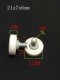 Drawer wheel pulley office desk movable cabinet iron cabinet file cabinet track wheel plastic bearing roller manufacturer direct sales