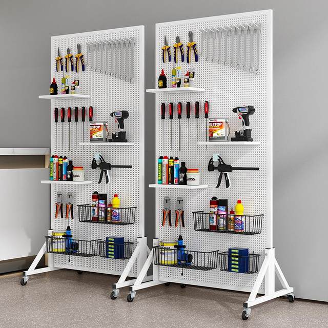 Hole board floor display rack mobile phone accessories accessories shelf vertical hardware tool hanging board supermarket storage rack
