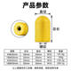 Rear water-shielding cylindrical grinding wheel rear round bottom trimming head angle grinding mill milling cutter emery angle grinding machine special wear-resistant