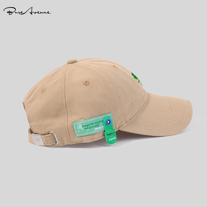 BURE AVENUE DUCK TONGUE HAT DARK GREEN ASHADE WOMENS SUMMER BASEBALL CAP MENS AND WOMENS CLOVER CASUAL HAT TIDE