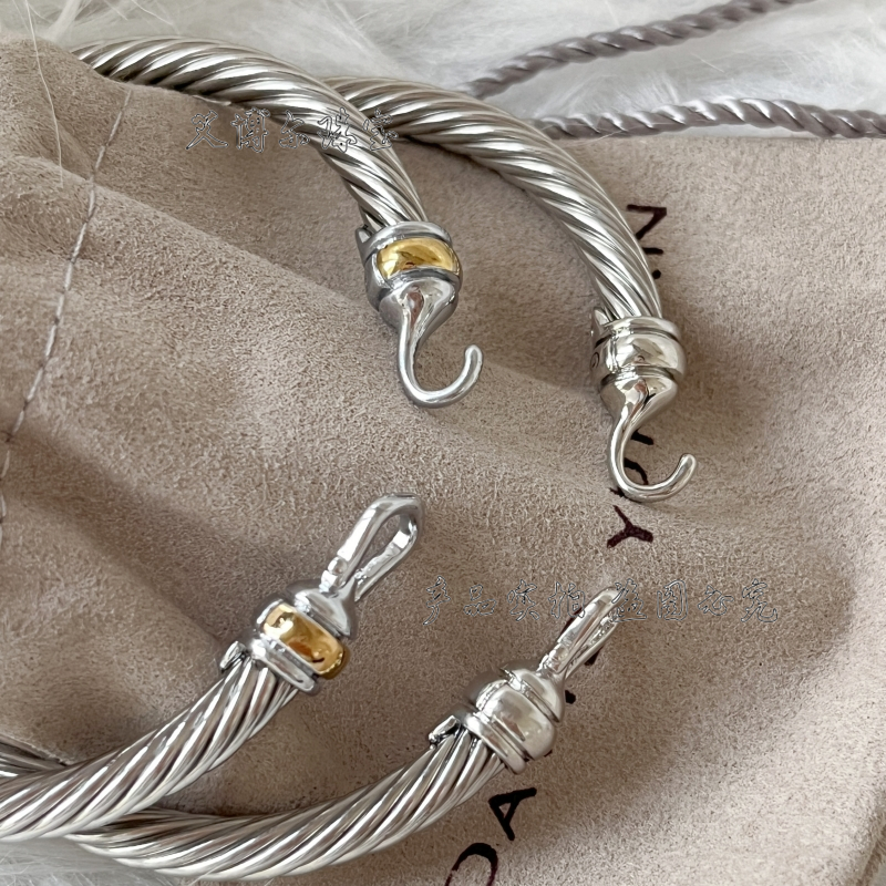 DAVID YURMAN EUROPEAN AND AMERICAN POPULAR TWISTED HOOK HEAD CLOSED BRACELET WISH EBAY
