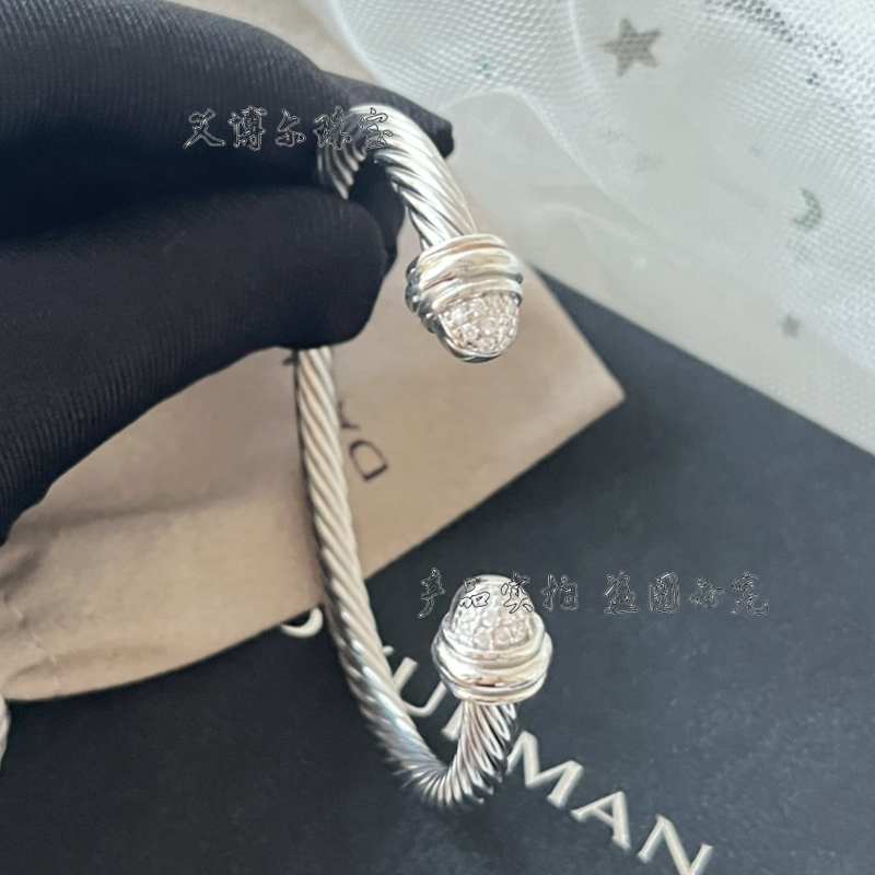 DAVID YURMAN EUROPEAN AND AMERICAN POPULAR BRACELET MICRO INLAID OPEN HAND ORNAMENT WISH EBAY