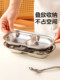 Onlycook children's meal plate food grade 316L stainless steel baby meal partition complementary food plate tableware small plate
