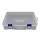 Transparent rectangular plastic empty box electronic components accessories packaging box pp sample hardware tool storage box