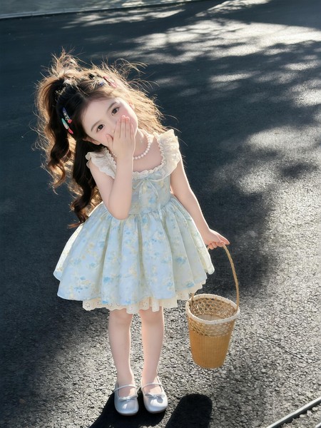 童装女童夏装连衣裙夏季新款蓬蓬裙子儿童小女孩吊带裙宝宝公主裙 — 2