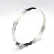 Cracked and unplugged 304 stainless steel wooden barrel foot soaking barrel iron hoop chopping board cutting board pipe clamp can be adjusted in size