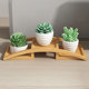 New succulent flower rack office desktop storage rack solid wood living room window sill storage rack bay window balcony small rack