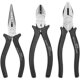 Industrial grade tiger point-nosed pliers oblique pliers 5 6 8-inch multifunctional flat mouth toothless flat-mouthed electronic wire cutters