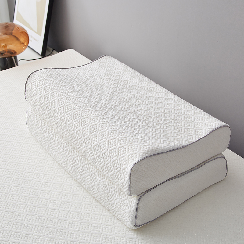 THAI NATURAL LATEX PILLOW HOUSEHOLD RUBBER PILLOW CORE SINGLE SINGLE CURVE ADULT CERVICAL SPINE PILLOW TO HELP SLEEP