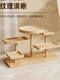 Stall display stand staircase solid wood creative jewelry ornaments display stand display stand storage dessert succulent ins