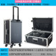 Wheeled trolley box aluminum alloy tool box equipment equipment box display box household hardware storage box multi-function box