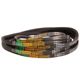 Table drill accessories belt A-type triangle belt table drill drive belt pulley pagoda wheel rubber belt pulley