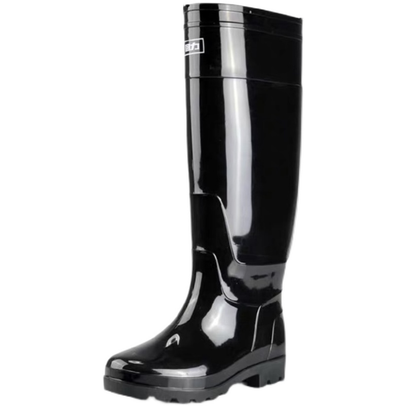 SPOT SHANGHAI PULLBACK PULLBACK BOOTS 8199 HEIGHTENED PLASTIC MENS FISHING WATERPROOF CAR WASH LABOR PROTECTION INJECTION PULLBACK SHOES