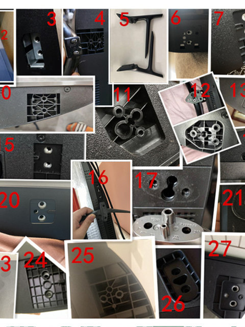 Suitable for Xiaomi TV L32/40/43/49/50/55/58/60/65/75 inch base bracket screws