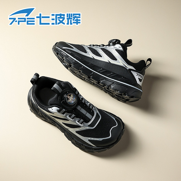 七波辉透气网面宽楦鞋头男童鞋2026春秋新款青少年休闲儿童运动鞋 — 3