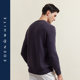 Saint Edelweiss 23 autumn and winter new men's V-neck solid color blend cashmere sweater basic long-sleeved pullover knitted sweater