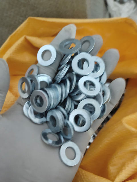 Larger and thicker galvanized flat gasket Round iron gasket wide gasket M6M8M10M12M14M16M18M20mm
