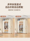 Home bedroom storage cabinet Carbon steel wardrobe Simple assembled steel cloth wardrobe Thickened thickened full steel frame foldable