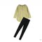 PREGNANT WOMEN AUTUMN SUIT FASHION FOREIGN SWEATSHIRT 2022 SPRING AND AUTUMN NEW INTERNET CELEBRITY GREEN TOP OUT TWO-PIECE TREND