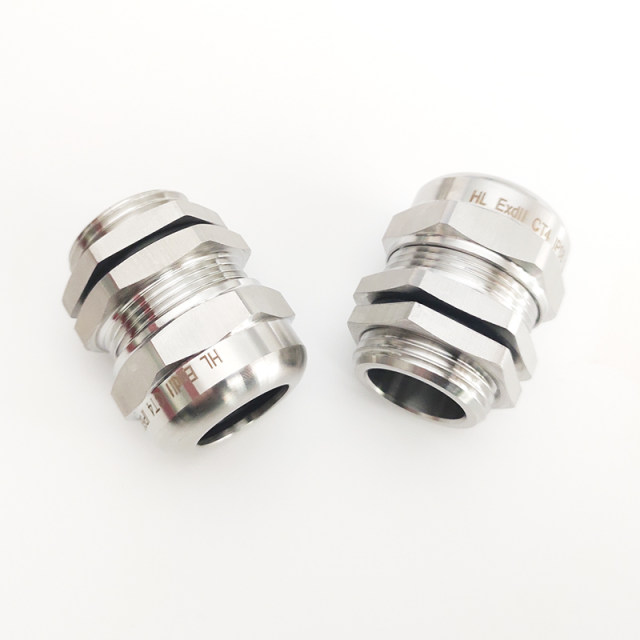 304 stainless steel explosion-proof gran head M20M16M25M32M40 armored filler Hangelan waterproof cable joint