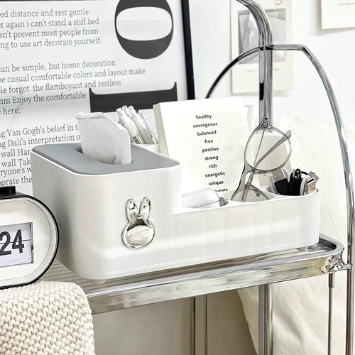 Настольные канцтовары, универсальная коробка для хранения, салфетки, милый держатель для ручек, косметическая помада