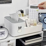 Настольные канцтовары, универсальная коробка для хранения, салфетки, милый держатель для ручек, косметическая помада