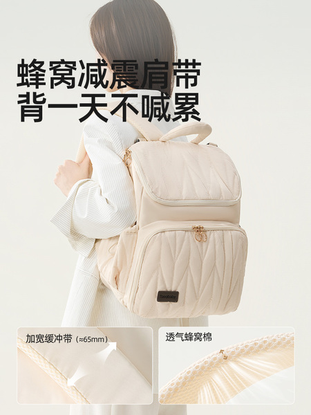 taoqibaby超轻妈咪包手提母婴外出轻便大容量双肩多功能颜值背包 — 5