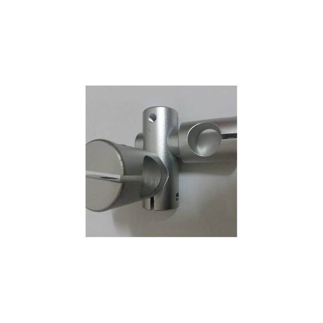 Optical axis stainless steel pipe cross-type fixed clip connecting block connector 360 degree rotation adjustment universal joint circular pipe
