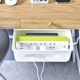 Under-table tissue box for household living room hidden board storage box without punching computer desk bottom sticker tissue box