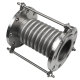 304 stainless steel compensator corrugated metal corrugated flange expansion joint marine pipe connection