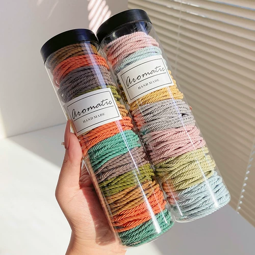 Детская эластичная прочная резинка для волос, безвредный аксессуар для волос, простой и элегантный дизайн, не повреждает волосы